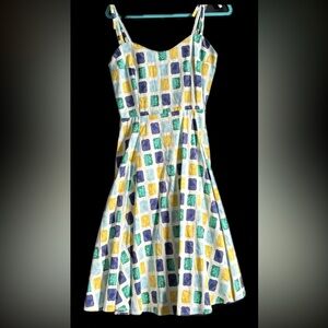 Retro style A line dress